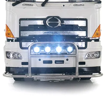 LED-Vilkur esistange eest 1/14 Tamiya Tractor Hino RC Auto esistange Kaitsja Pea Lamp Kerge DIY Kohandatud Osad