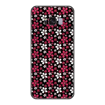 Roosi Lille Esteetiline Telefon Juhtudel Samsung Galaxy Märkus 4 5 8 9 Silikoon Kate Samsung Galaxy S5 S6 S7 Serv S8 S9 Plus