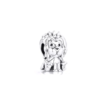 Laineline Union Jack Lõvi Võlu, 925 Sterling Hõbe Ehted Sobib Originaal Pandora Käevõru Helmed Ehete Tegemise Bijoux 2020