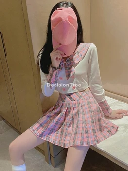 2021 jaapani koolis ühtne tüdrukute madrus tops+seelik mereväe stiil õpilased riided tüdruk halloween fancy pool cosplay