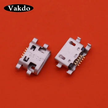50tk Uus Micro-USB Charging Dock Port Socket Connector Alcatel A5 LED 5085 5085N 5085Y 5085D