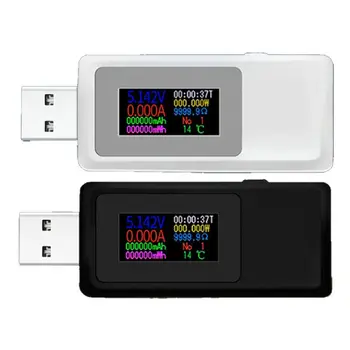 KWS-MX19 Värviline Ekraan, USB-Detektor Voltmeeter Ammeter USB-Tester Pinge, voolu Suutlikkus Jälgida
