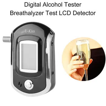 U-Kiss Professional LCD Ekraan Alkoholi Tester-Digital Alkohol Detector Kõrge Tundlikkus Alkometri
