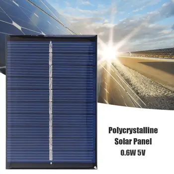0,6 W 5V Päikesepaneelide Polükristallilised DIY päikesepaneel Süsteem Laadija Epoksü Plaat Tänaval Reklaami Hoovis Lamp Valgustus