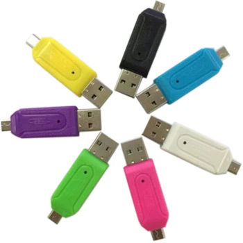 JETTING 1tk UniversalCard Reader Usaldusväärne Micro-USB OTG TF T-flash Mälukaardi Lugeja mobiiltelefoni, PC