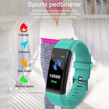 2020. Aasta Aruka Käepaela 115 Pluss Vererõhk Fitness Tracker Nutikas Käevõru Südame Löögisageduse Monitor Tegevuse Tracker Smart Kellad