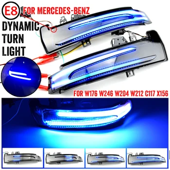 2tk Dünaamiline LED suunatule Peegel Näitaja Blinker Jaoks Mercedes Benz W176 W246 W204 W212 C117 X156 C204 X117