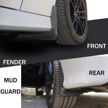 4tk Auto Esi-tagaratta Muda Klapid Mudguard Fender Splash Kaitsepiirded, Dodge Charger-2020 Tarvikud