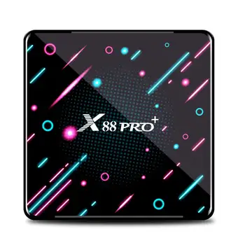 X88 PRO TV Box Android 9.0 Süsteemi RK3368 Okta-Core Kiibistik, 4GB DDR3 SDRAM+128GB/64GB/32GB Flash 4K HD digiboksi
