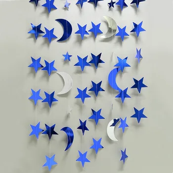 Ramadan Kareem Kaunistused Kuu Star Paber Vanik Banner Tsiitsitaja Tilk Kodu Islami Moslemite Eid Mubarak Juhul Pool Tarvikud