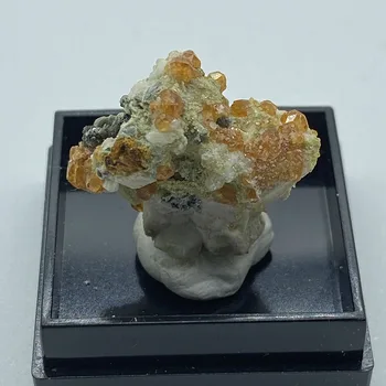 Looduslik Granaat pedras e cristais minerais espécime cura cristais pedras de quartzo 2#
