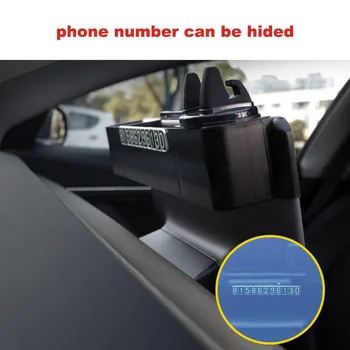 Näiteks Tesla Model 3 Ekraani Navigeerimine Ladustamise Kasti Telefoni Omanik Car Styling Muutmine Parkimine Telefoninumber