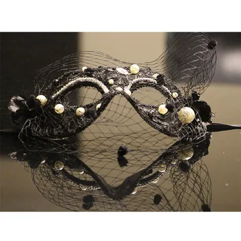 Tüdrukud Tikand, Pits Reguleeritavad Silma Lillede Mask masque Vintage Käsitöö Pool Nägu Poole näomaskid Halloween cosplay