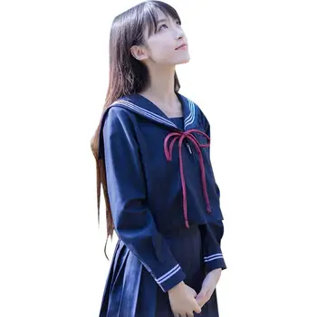 Jaapani/Korea Madrus Masti Cosplay Kostüümid Koolivormid Armas Tüdrukute Üliõpilaste Riided Top+Seelik+Bow-Tie 2021 Uus Kevad