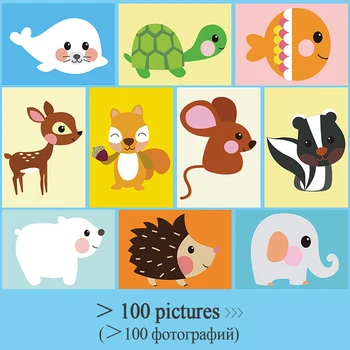 DIY Värvi numbrid Loomade Kilpkonn Fox pilt Kit Cartoon lapsed Algaja maali lõuendile Ainulaadne Kingitus Poiss, Tüdruk Tuppa Seina