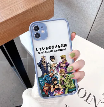 JoJo ' s Bizarre Adventure JoJo Anime Telefon Case For iPhone 11 12 Pro MAX X XS XR SE20 6 7 8Plus Põrutuskindel Kõva Kest Selge Kate