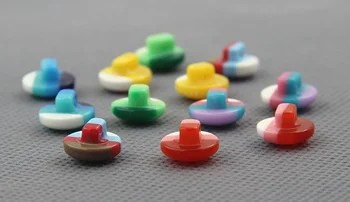 10tk/palju Värvi naiste särk nuppu riided nuppu triibuline laste särk nuppu DIY nuppu riided nuppu 11.5 mm