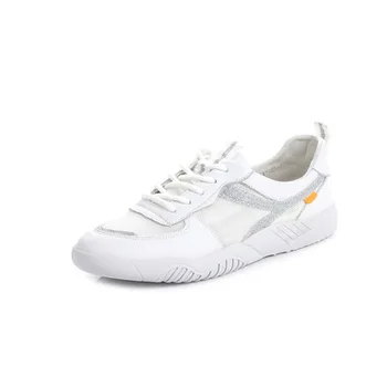 0 Ccvv naiste kingad 2 19 suve valged kingad hingav ümmargune pea soft-baseeruv võre kingad, vabaaja spordijalatsid 2021 Kõndides kingad