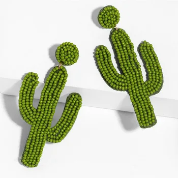 2020 Naiste Mood Loominguline Populaarne Kõrvarõngad Isiksuse Bohemian Cactus Liialdatud Kõrvarõngad