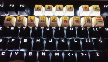 15 Tk Pbt Keycaps Sublimatsioon Mehaaniline Klaviatuur Mütsid Varblane Mahjong Tumenevad Valguse Keycap Set R4 Profiili Uute Tulijate