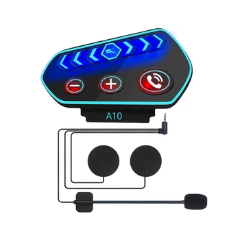 Mootorratta Kiivri Peakomplekti 5.0 Juhtmeta Handsfree Stereo Kõrvaklapid Veekindel LED Mootorratta Kiiver Intercom MP3 Kõlar