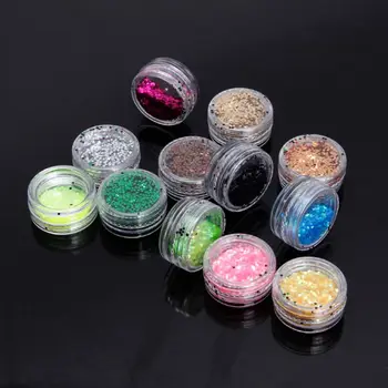 60 Pudelit/set Vaik Casting Hallituse Särab Sequains Pearl Mica Pigment Suur Komplekt Meik Ehted Täidised Nail Art Ehted Tegemine