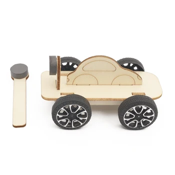 Magnet laps auto DIY käsitöö tehnoloogia tootmise õpilaste omatehtud teadusliku eksperimendi haridus mänguasjad