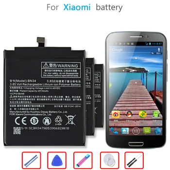 Eest Xiao mi BN34 Telefoni Aku Xiaomi Redmi 5A Redrice 5A Redrice5A 3000mAh MILJARDIT 34 Asendamise Patareid + Tool