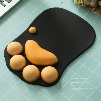 3D Pehmest Silikoonist Mouse Pad Armas Kass Küünis Mouse Pad Mälu Vaht Randme Ülejäänud Pad Laste Sülearvuti Mouse Pad Kõrge Kvaliteedi Edendamine