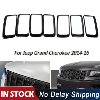 7 Tk/Set ABS Ees Paigalda Auto Racing Võrede Must Vent Auk Trim Ring Kaas Jeep Grand Cherokee. Aasta Üles