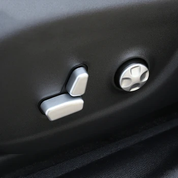 Sisekujundus Kleebis Shell, Auto Tarvikud ABS Matt jaoks Jeep Compass 2017 2018 Auto Interjöör Tooli Istme Nuppu reguleerimise Lüliti Kate