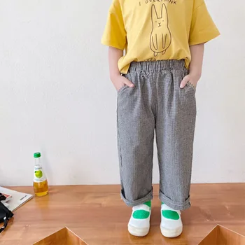 Laste püksid 2021 suve riideid poisi ja tüdruku korea fashion õhukesed vabaaja pükste edendamine 3-79