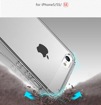Läbipaistev Selge Telefoni Case For iPhone 11 XR, XS Max X 6 6S 7 8 Plus Ultra Õhuke Tolmukindel Kaitsta Silikoonist Pehme tagakaas Juhul
