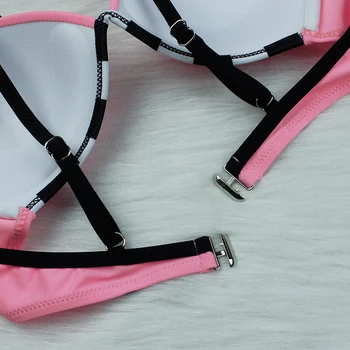 Seksikas Brasiilia Thong Bikiinid Naiste Ujumisriided Kaks Tükki Set Maillot De Bain Femme Push Up Trikoo Beachwear Suvel Ujuda Masti
