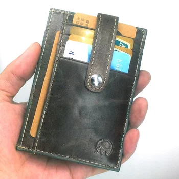Meeste naturaalsest nahast väike rahakott rahakott boy slim rahakott mündi rahakott lühike mees krediitkaardi omanik õhuke meeste/naiste kott
