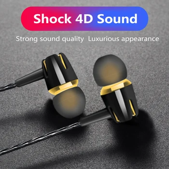 Kõrvaklapid Subwoofer 3,5 mm-Kõrva Müra Isoleerivad Reguleeritav Helitugevus Mikrofoni Käed-vabad Kõne Android Nutitelefonid, Tabletid