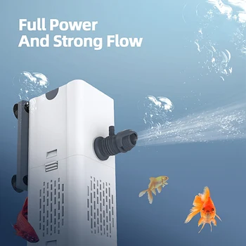 Akvaariumi Filter, Pump 4 in 1 Kala Tank Sukeldatavad Õhu Hapniku Sisemine Pump Akvaariumi õhupump Laine Pump,EU Pistik
