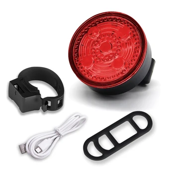 2tk Jalgratta Taillight Auto Start Stop Veekindel USB-Laadimine Laadimise LED Jalgratta Tagumine Tuled Mäed Bike Seatpost Ohutus