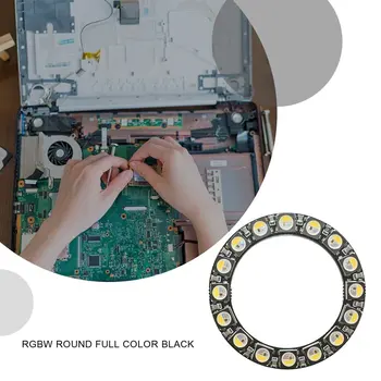 16-bitine SK6812 RGBW Ringi Täis Värvi Ring Led Integreeritud Juhtide Kerge Development Board Lamp Moodul