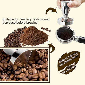 IYouNice 1TK 51MM alumiiniumisulamist Kohvi Tamper Baasi Coffee Bean Rõhk Pulber Haamer Kohvi Rõhk Baari Kõrge Kvaliteet