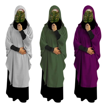 Eid Kapuutsiga Moslemi Naiste Hijab Kleit Palve Rõivas, Pikk Khimar Türgi Musulman Jilbab Abaya Ramadan Kleit Abayas Islami Niqab