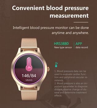 UUS 2021 Smart Watch Fashion Naiste Veekindel Südame Löögisagedus, vererõhk Une Jälgida Smartwatch Kingitus Daamid Vaadata Käevõru