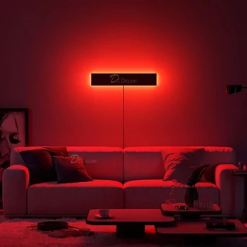 Kaasaegne RGB LED Seina Lambid Kodu Kaunistamiseks Värviline Seina tuled elutuba Öö Söögituba sisevalgustus Kaugjuhtimispult