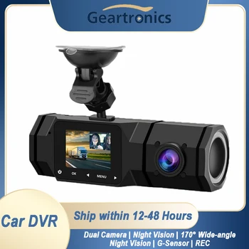 1.5 Tolline lainurk Car DVR G-Sensor Sõidu videosalvesti Ees Sise-Kriips Kaamera HD 1080p Infrapuna Öise Nägemise Kriips Cam