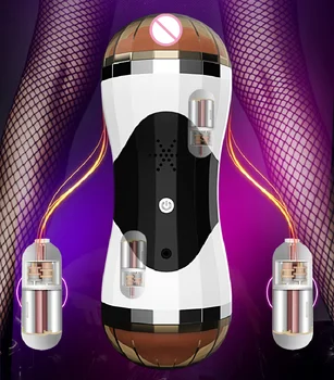 Naine Tõeline Pussy Meeste Masturbatsioon Cup Vibratsiooni Andur Vokaal Funktsiooni Õhusõiduki Cup Oraalseksi Tupe Dual-Channel Masturbatsioon