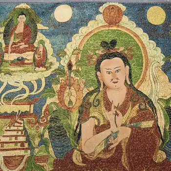 Tiibeti Buddha Kuju Thangka Tangluo Apteekriga Buddha Portree Pilt