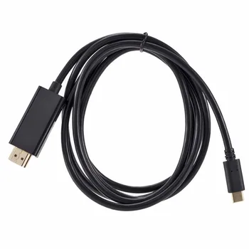 1,8 M USB-C C-Tüüpi USB-3.1-HDMI-ühilduvate 4k 2k HDTV Kaabel Sülearvuti & Chrombook XPS13