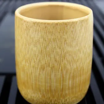 Puhas Looduslik Roheline Käsitsi Valmistatud Bambusest Tee Tassi Vett Tassi Bambusest Ring Tee Tassid Isoleeritud Väike Kingitus Mahl, Kohv Piima Tassi