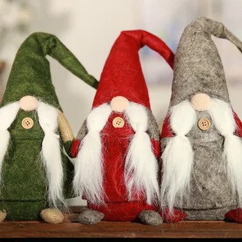 Käsitöö Jõulud Gnome Teenetemärgi rootsi Santa Puhkus Laekuva Kujukeste Alalise Jõulud Elf koos Seotud Habe
