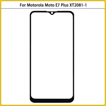 10tk/Palju Motorola Moto E7 Pluss XT2081-1 Touch Ekraan Ees Klaasist Paneel, Objektiiv Moto E7 Plus LCD Välimine Klaas Asendada